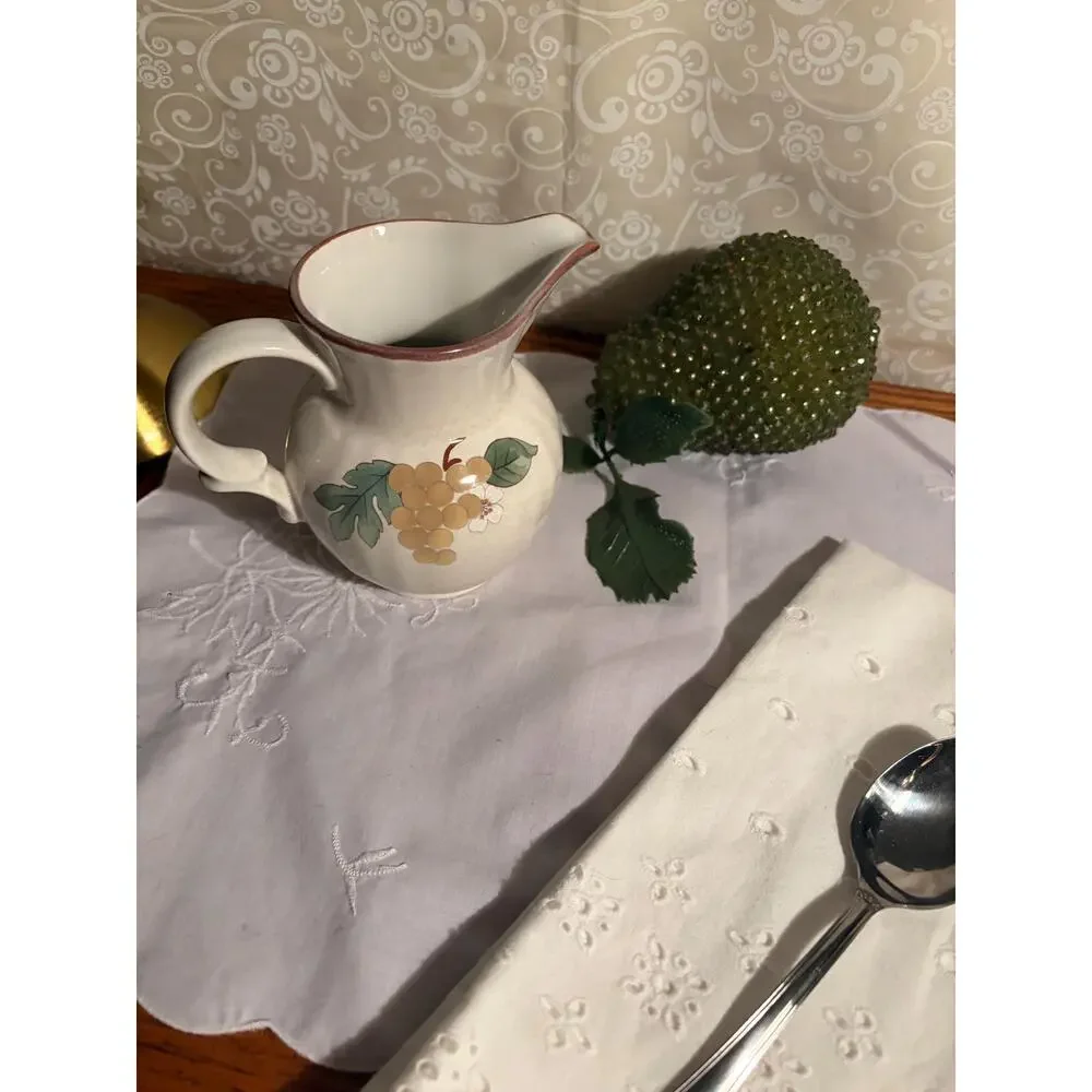 Vintage Mikasa‎ English Countryside Creamer- Fruit Panorama